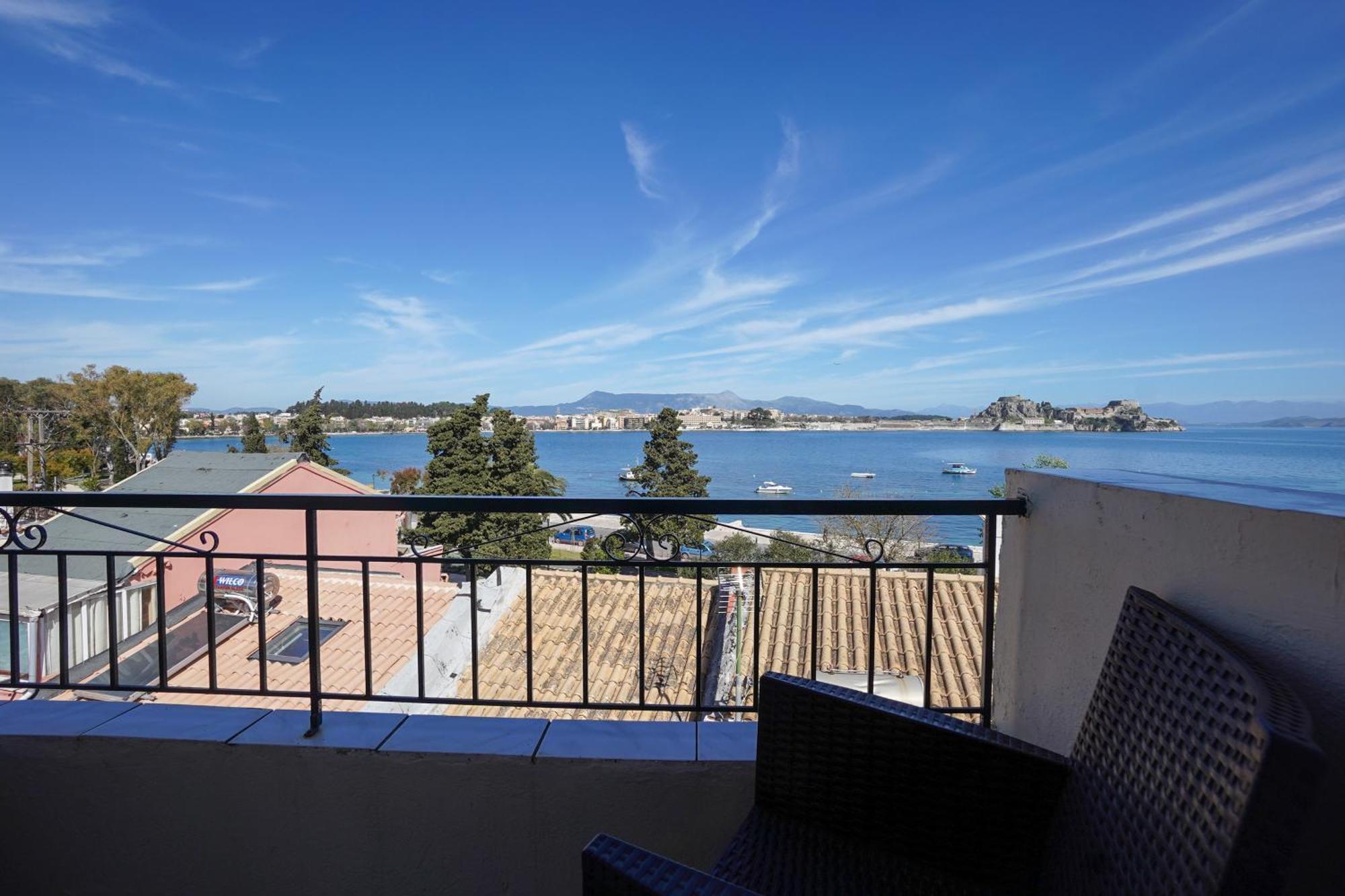 Anemomilos Sea View Penthouse Corfu  Exteriör bild