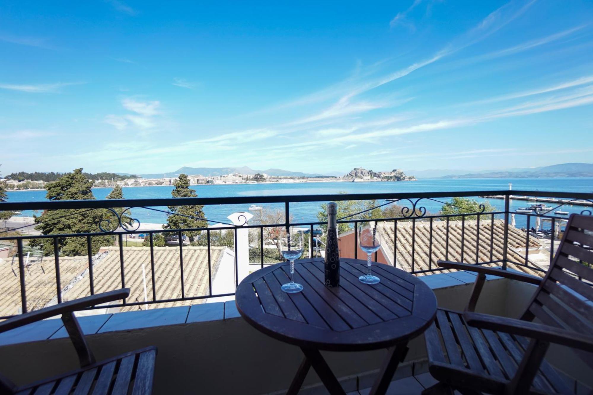 Anemomilos Sea View Penthouse Corfu  Exteriör bild