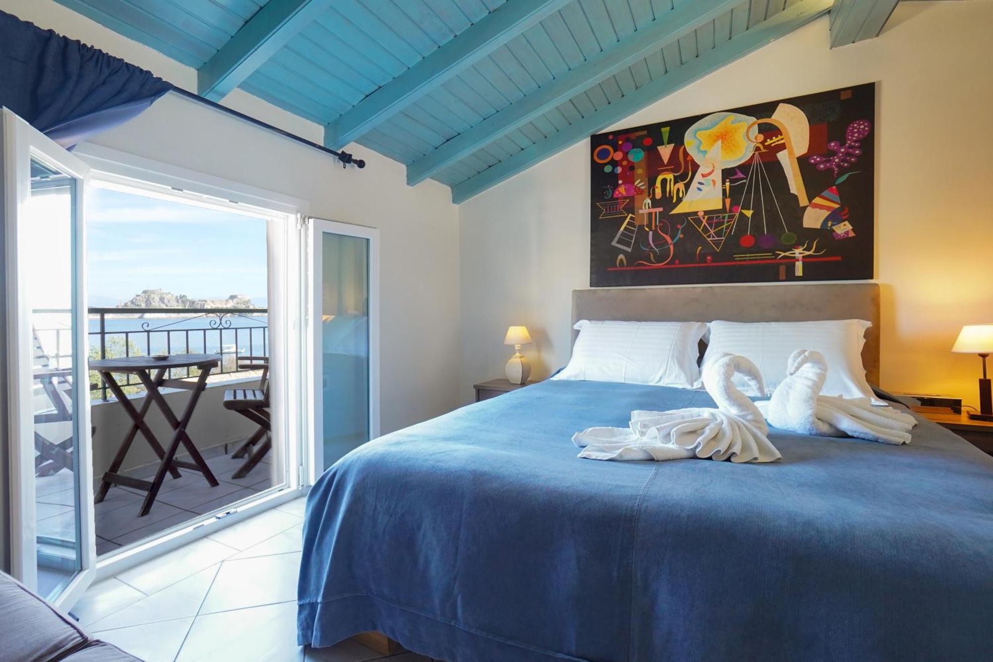 Anemomilos Sea View Penthouse Corfu  Exteriör bild
