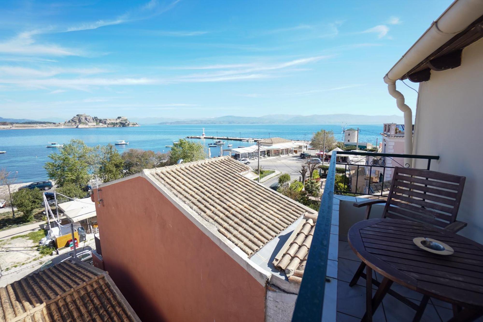 Anemomilos Sea View Penthouse Corfu  Exteriör bild