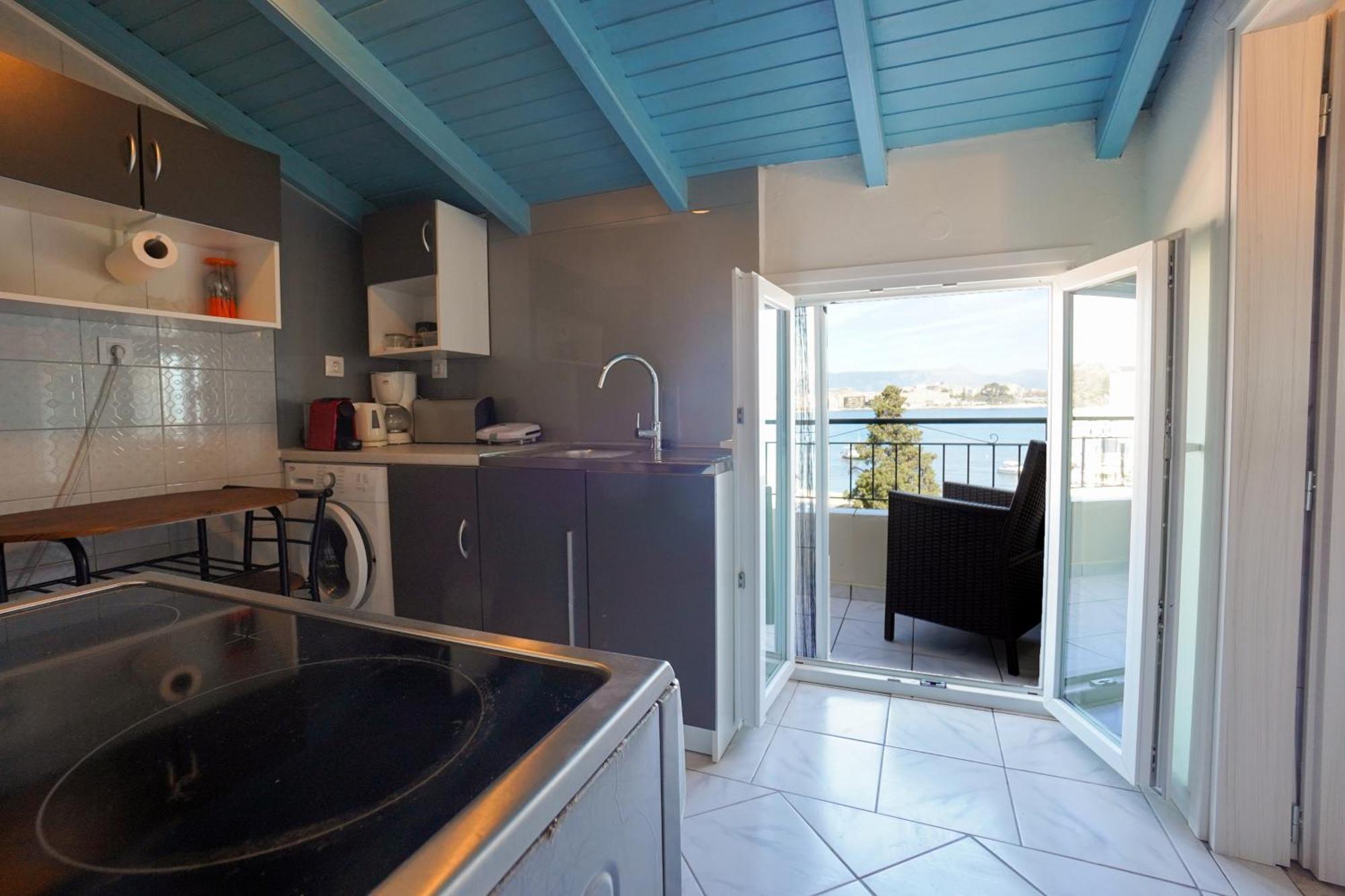 Anemomilos Sea View Penthouse Corfu  Exteriör bild