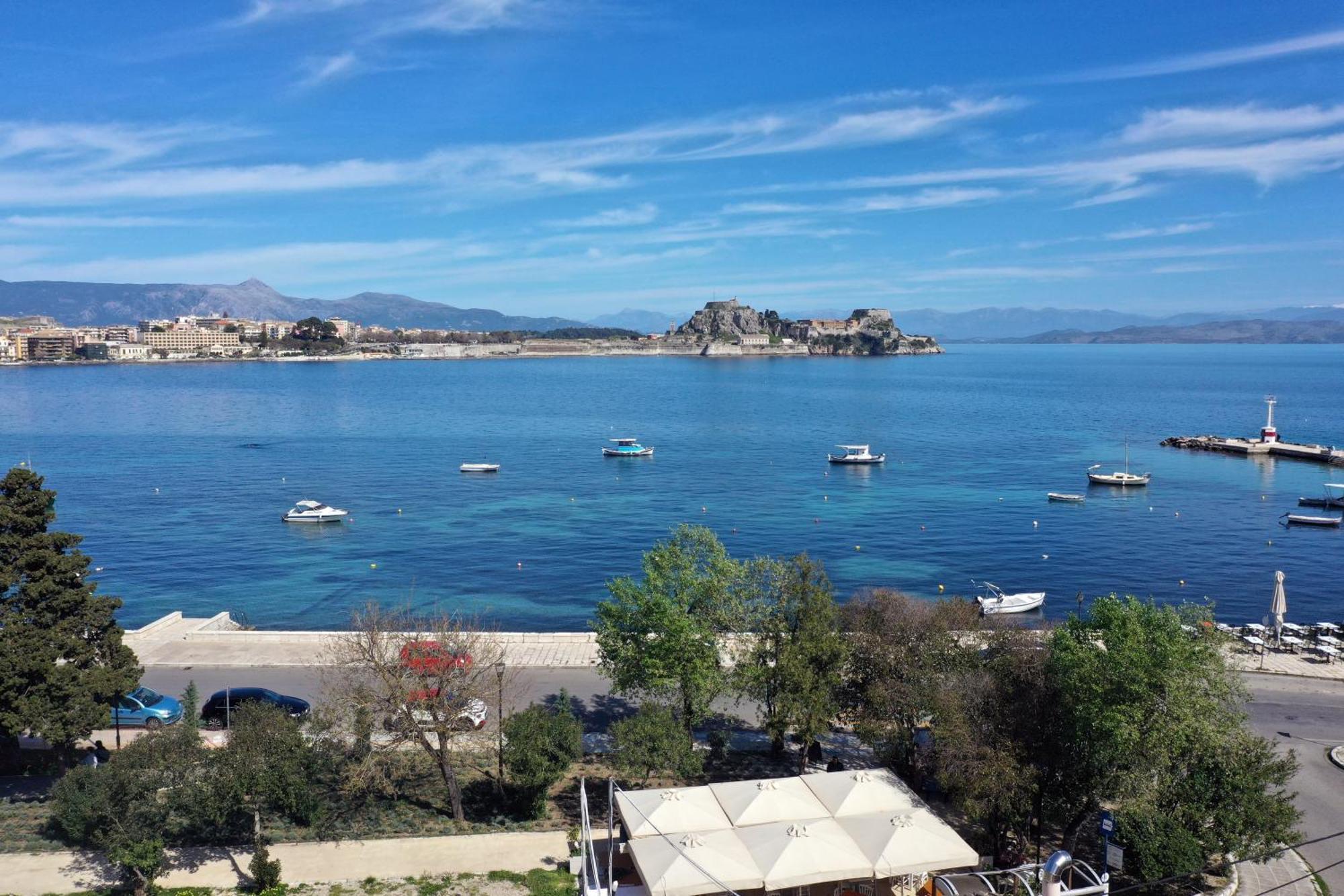 Anemomilos Sea View Penthouse Corfu  Exteriör bild